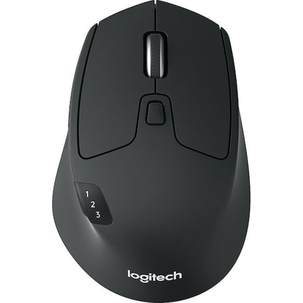 Logitech M720 Triathlon Ασύρματο Bluetooth Ποντίκι Μαύρο