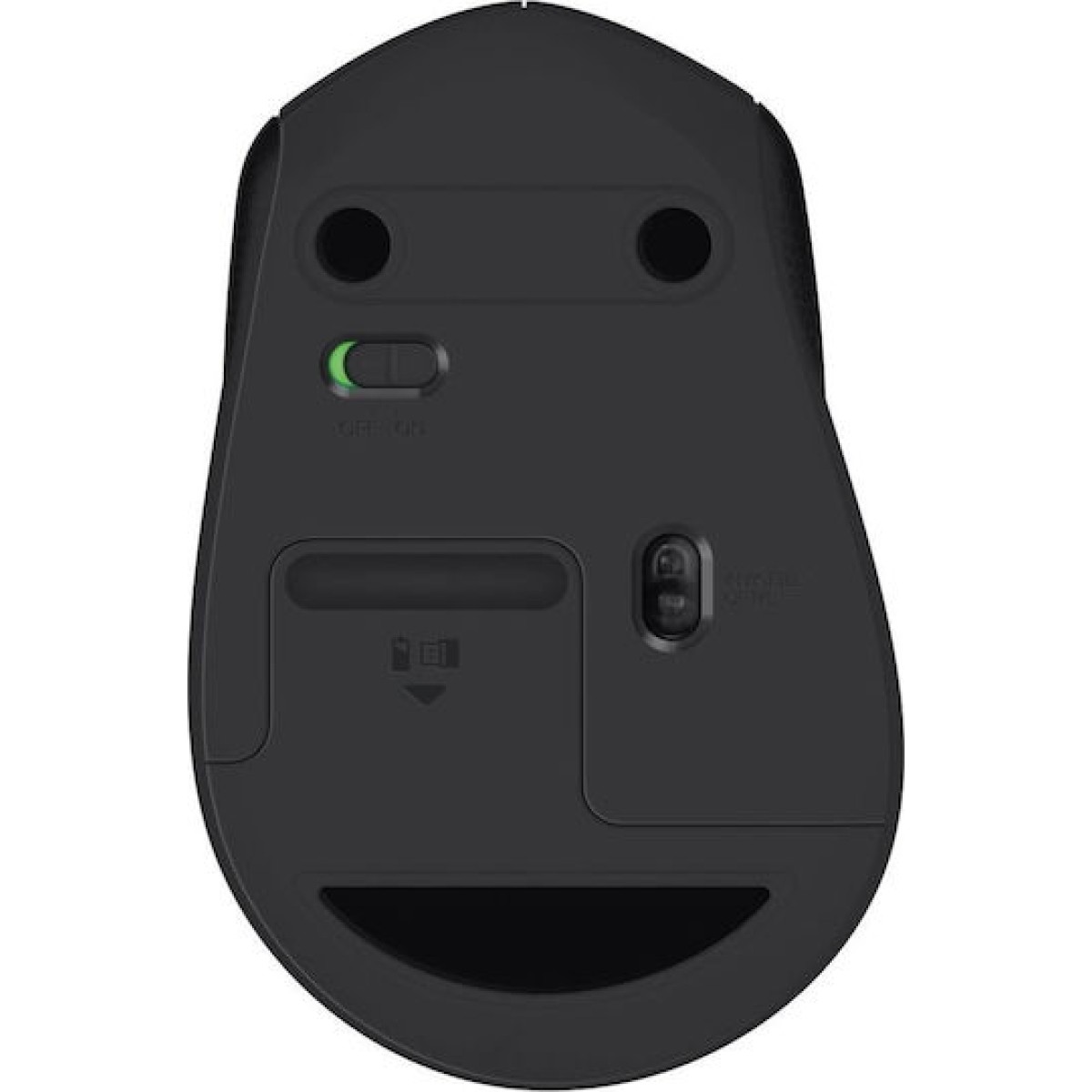 Logitech M330 Silent Plus Ασύρματο Ποντίκι Μαύρο