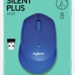 Logitech M330 Silent Plus Ασύρματο Mini Ποντίκι Μπλε
