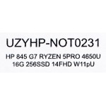 HP EliteBook 845 G7 AMD RYZEN 5 PRO 4650U 16GB 256GB SSD 14\